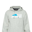 Load image into Gallery viewer, Hoodie with Blue MTN logo in White/Blue