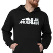 Load image into Gallery viewer, Hoodie with Blue MTN logo in White/Blue